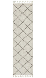 Beni Ourain Inspired Berber Tiznit Natural Shag Rug