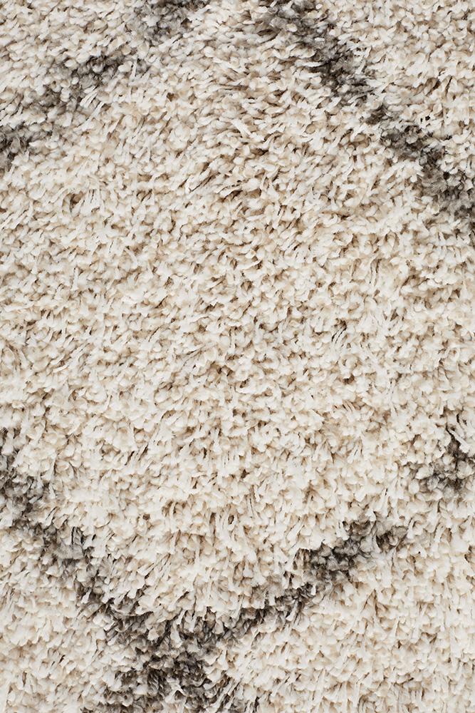 Beni Ourain Inspired Berber Tiznit Natural Shag Rug