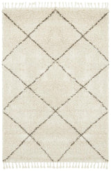 Beni Ourain Inspired Berber Tiznit Natural Shag Rug