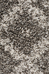 Beni Ourain Inspired Berber Safi Grey Shag Rug