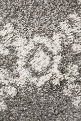 Beni Ourain Inspired Berber Safi Grey Shag Rug