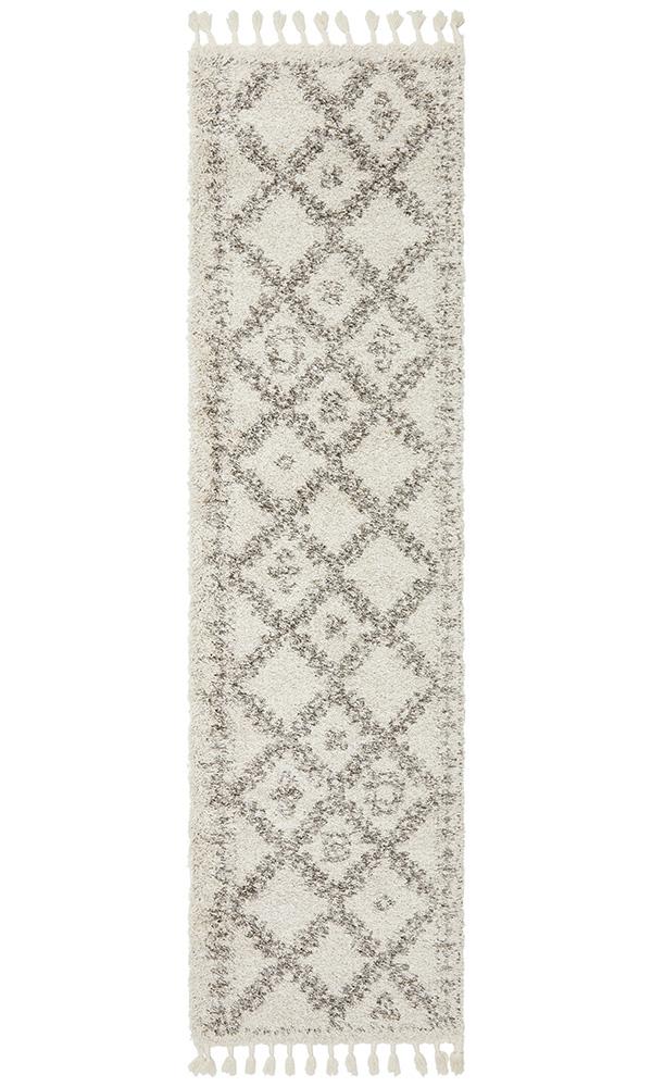 Beni Ourain Inspired Berber Safi Natural Shag Rug