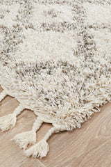 Beni Ourain Inspired Berber Safi Natural Shag Rug