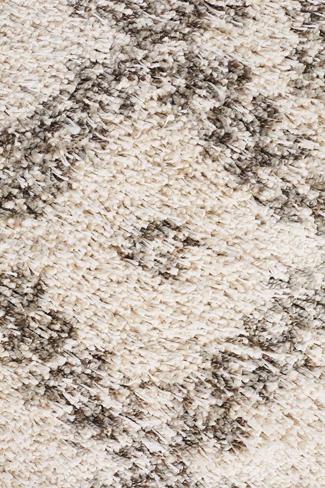 Beni Ourain Inspired Berber Safi Natural Shag Rug