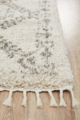 Beni Ourain Inspired Berber Safi Natural Shag Rug