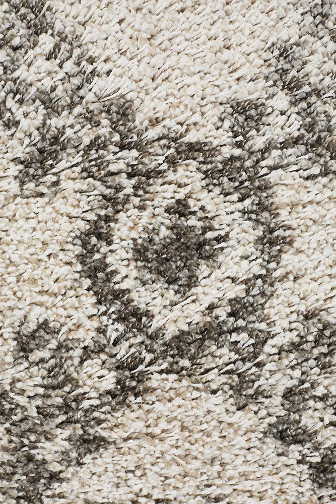 Beni Ourain Inspired Berber Safi Natural Shag Rug