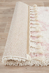 Beni Ourain Inspired Berber Safi Pink Shag Rug