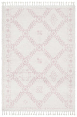 Beni Ourain Inspired Berber Safi Pink Shag Rug