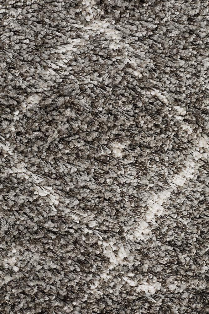 Beni Ourain Inspired Berber Samara Grey Shag Rug