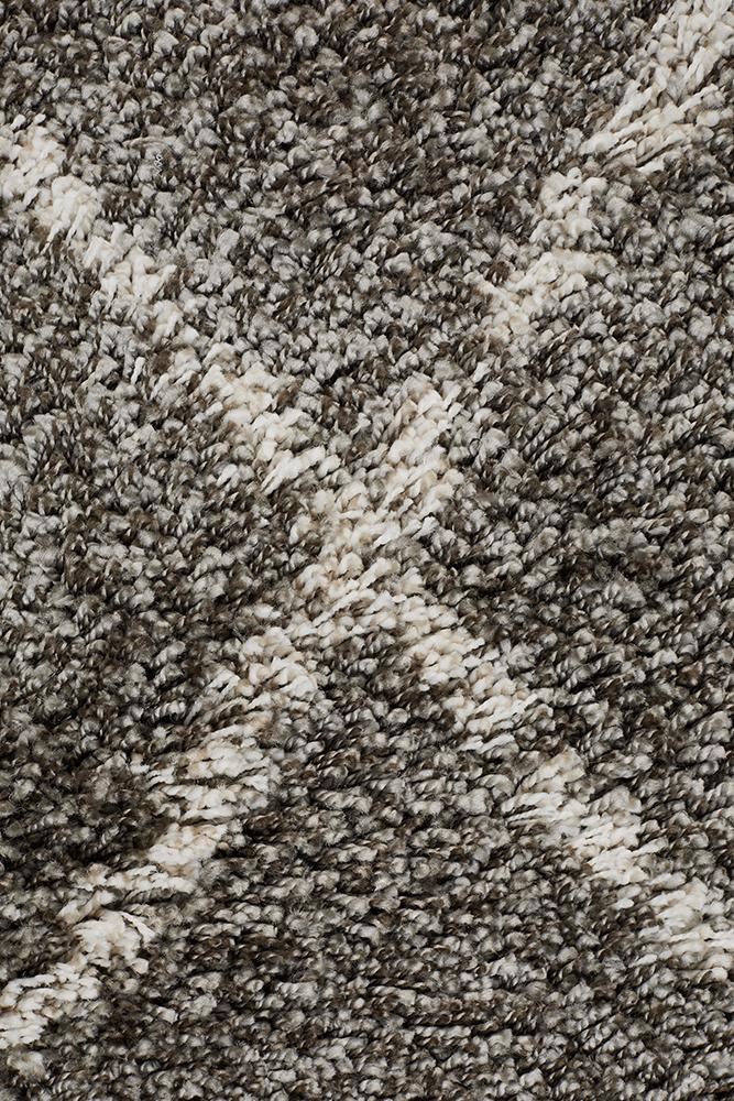 Beni Ourain Inspired Berber Samara Grey Shag Rug