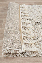 Beni Ourain Inspired Berber Samara Natural Shag Rug