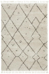 Beni Ourain Inspired Berber Samara Natural Shag Rug