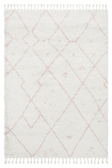 Beni Ourain Inspired Berber Samara Pink Shag Rug