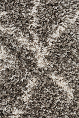 Beni Ourain Inspired Berber Larache Grey Shag Rug