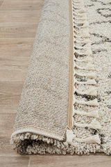 Beni Ourain Inspired Berber Larache Natural Shag Rug