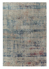 Santana Blue Abstract Transitional Rug