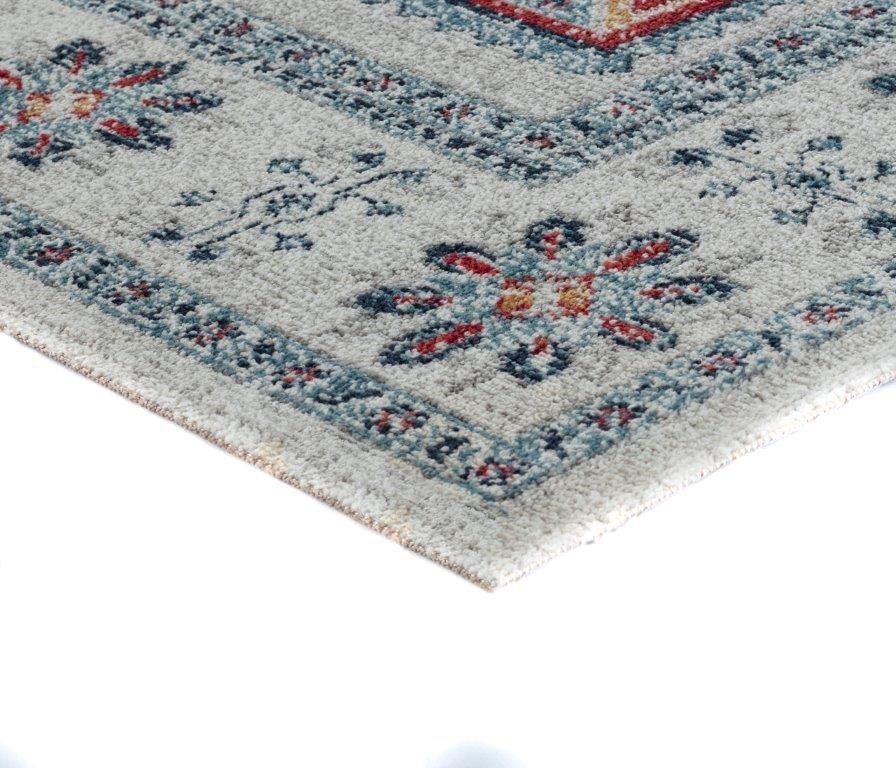 Santana Creme Border Transitional Rug