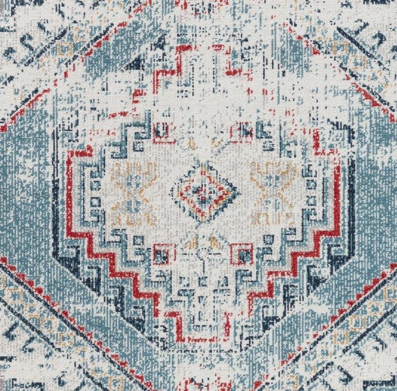 Santana Creme Border Transitional Rug