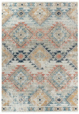 Santana Creme Aztec Transitional Rug