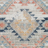 Santana Creme Aztec Transitional Rug