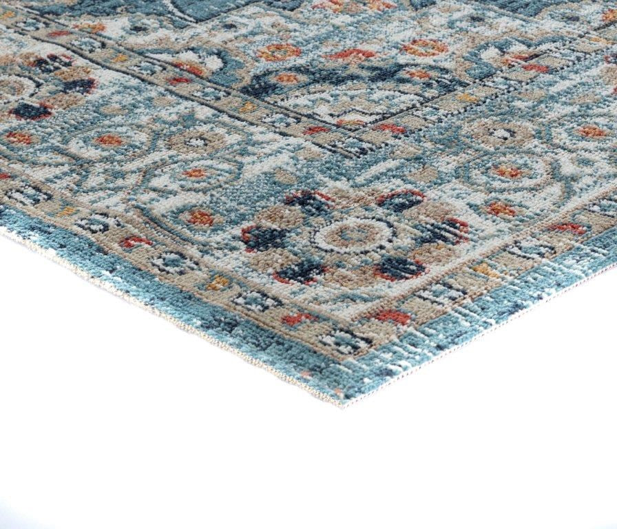 Santana Aqua Transitional Rug