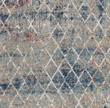 Santana Blue Terrace Transitional Rug