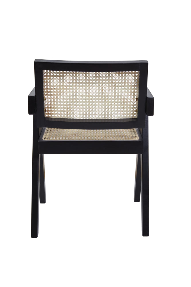 Skuta Black Rattan Occasional Chair - Set of 2