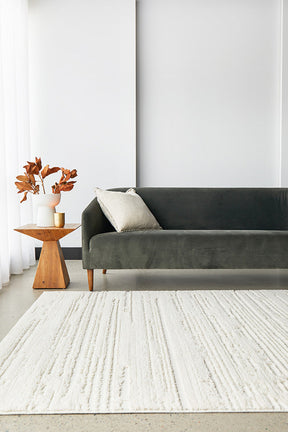 Asta Strata Off-White Rug - Lost Design Society