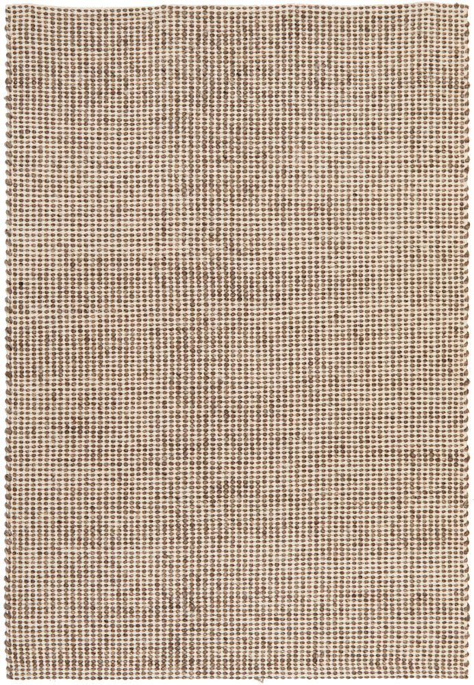 Carlos Felted Wool Rug Brown Natural