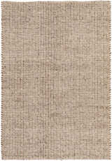 Carlos Felted Wool Rug Brown Natural