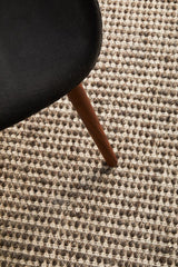 Carlos Felted Wool Rug Brown Natural