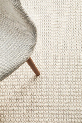 Carlos Felted Wool Rug White Natural