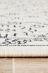 Oceana Patterned White Outdoor Rug