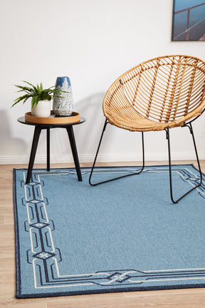 Oceana Blue Outdoor Rug - Lost Design Society