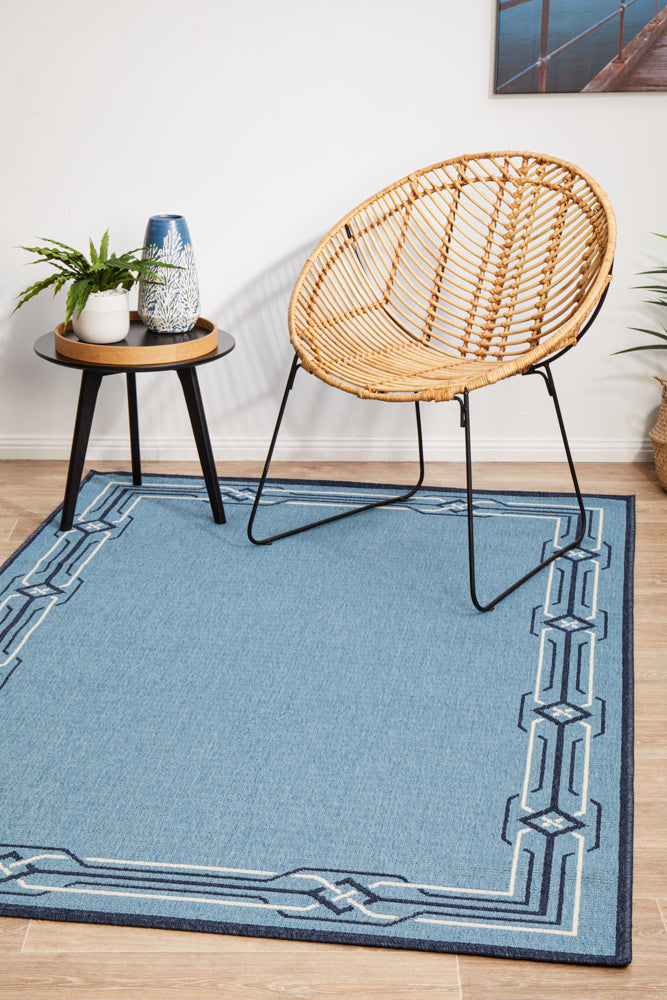 Oceana Blue Outdoor Rug