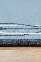 Oceana Blue Outdoor Rug