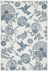 Oceana Hummingbird White Outdoor Rug