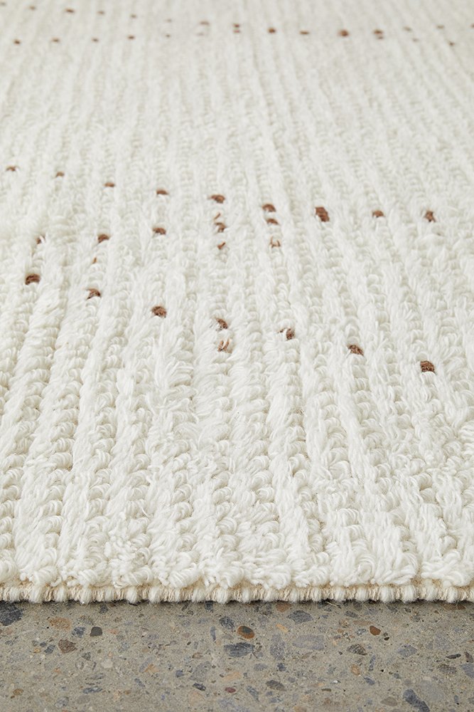 Lana Natural Wool and Cotton Rug