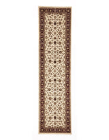 Classic Rug Ivory with Red Border