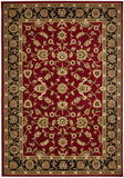 Classic Rug Red with Black Border