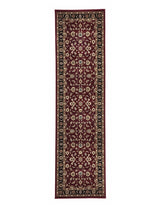 Classic Rug Red with Black Border