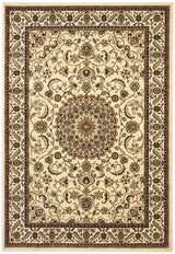 Medallion Rug Ivory with Ivory Border