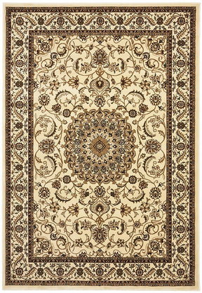 Medallion Rug Ivory with Ivory Border - Lost Design Society