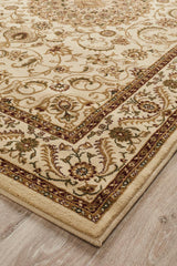 Medallion Rug Ivory with Ivory Border