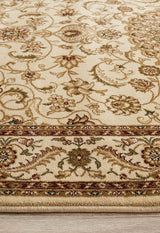 Medallion Rug Ivory with Ivory Border