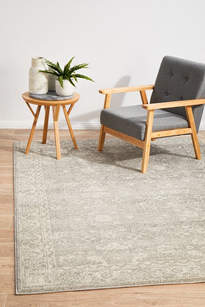 Shine Silver Transitional Rug