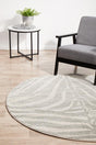 Sierra Silver Transitional Round Rug