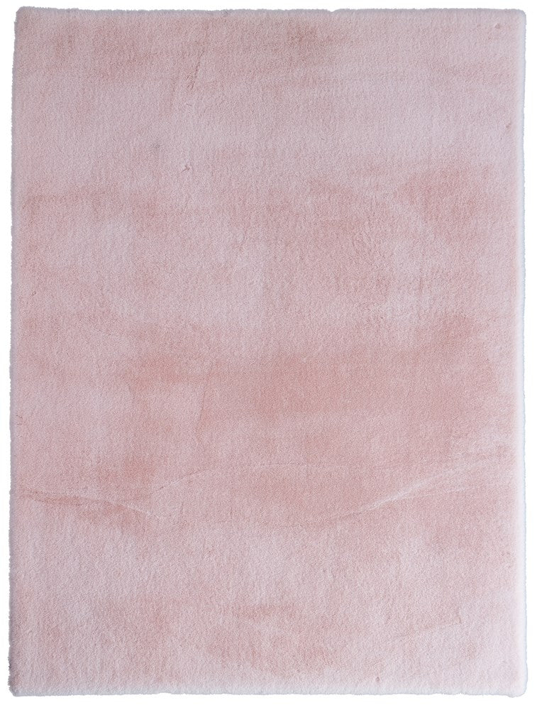 Turuun Soft Faux Fur Soft Pink Rug