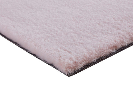 Turuun Soft Faux Fur Soft Pink Rug