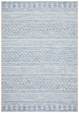 Promenade Outdoor Urban Blue Rug